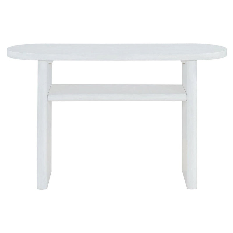 Console moderne minimaliste avec étagère de rangement