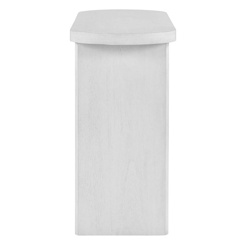 Console moderne minimaliste avec étagère de rangement
