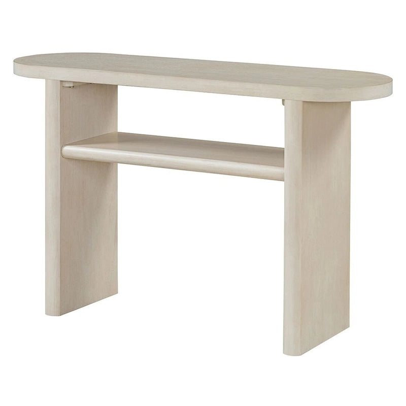 Console moderne minimaliste avec étagère de rangement
