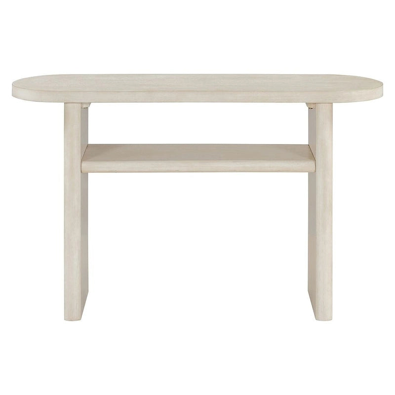 Console moderne minimaliste avec étagère de rangement