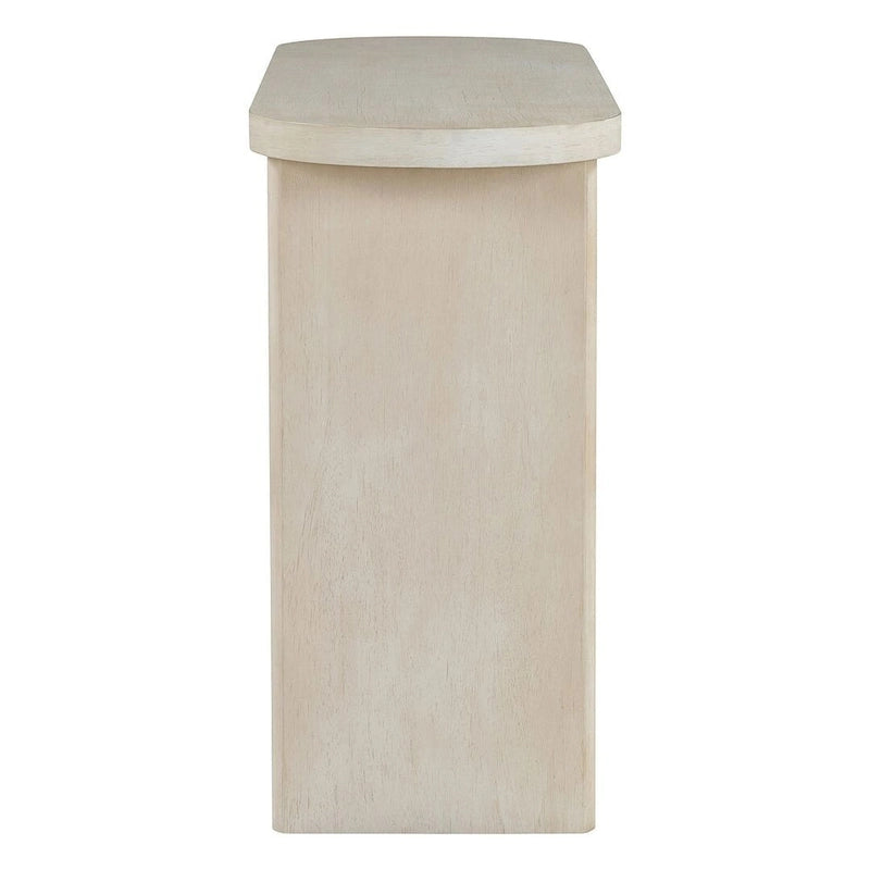 Console moderne minimaliste avec étagère de rangement