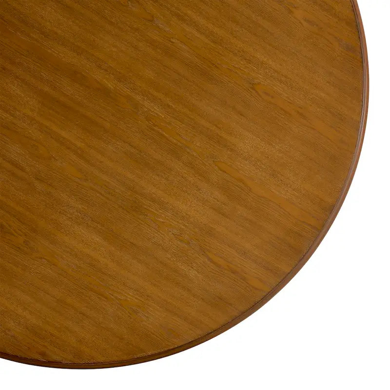 Chaise de salle à manger en hévéa recouverte de tissu, style Mid-Century Modern