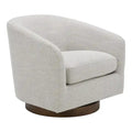 Fauteuil pivotant moderne en tissu