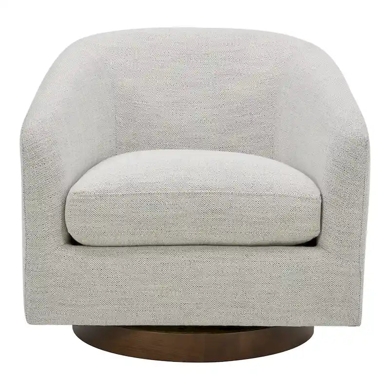 Fauteuil pivotant moderne en tissu