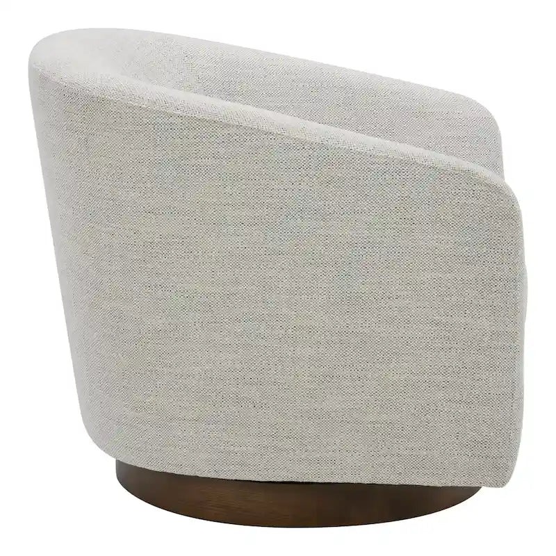 Fauteuil pivotant moderne en tissu