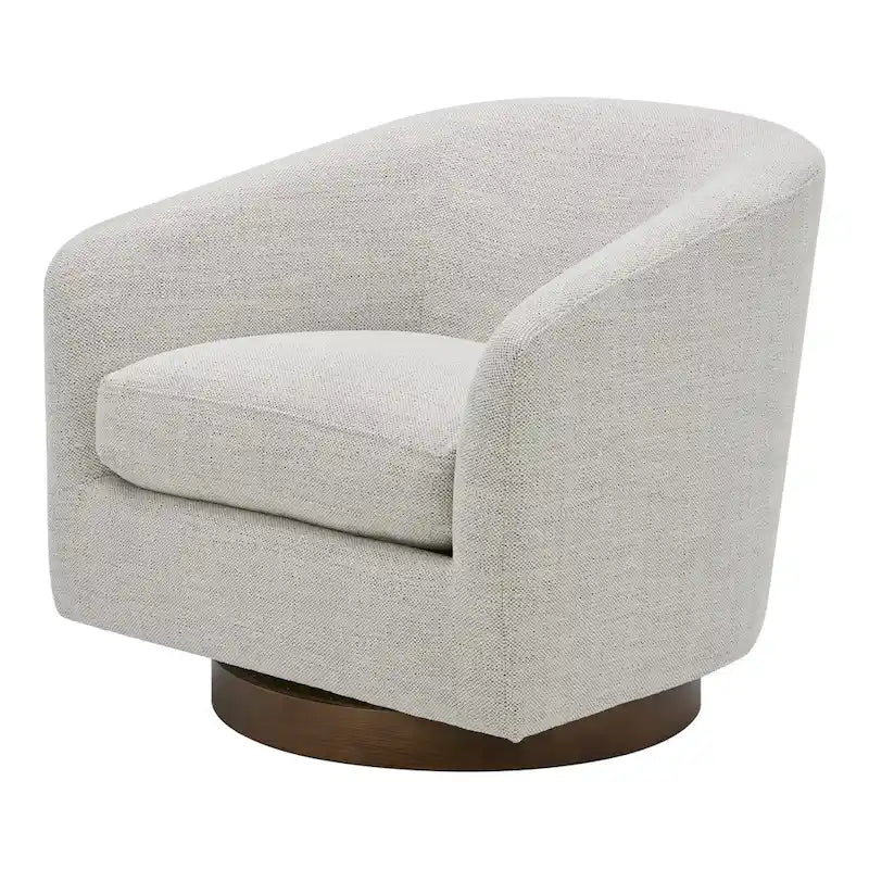 Fauteuil pivotant moderne en tissu