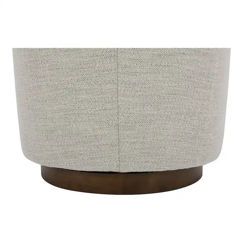 Fauteuil pivotant moderne en tissu