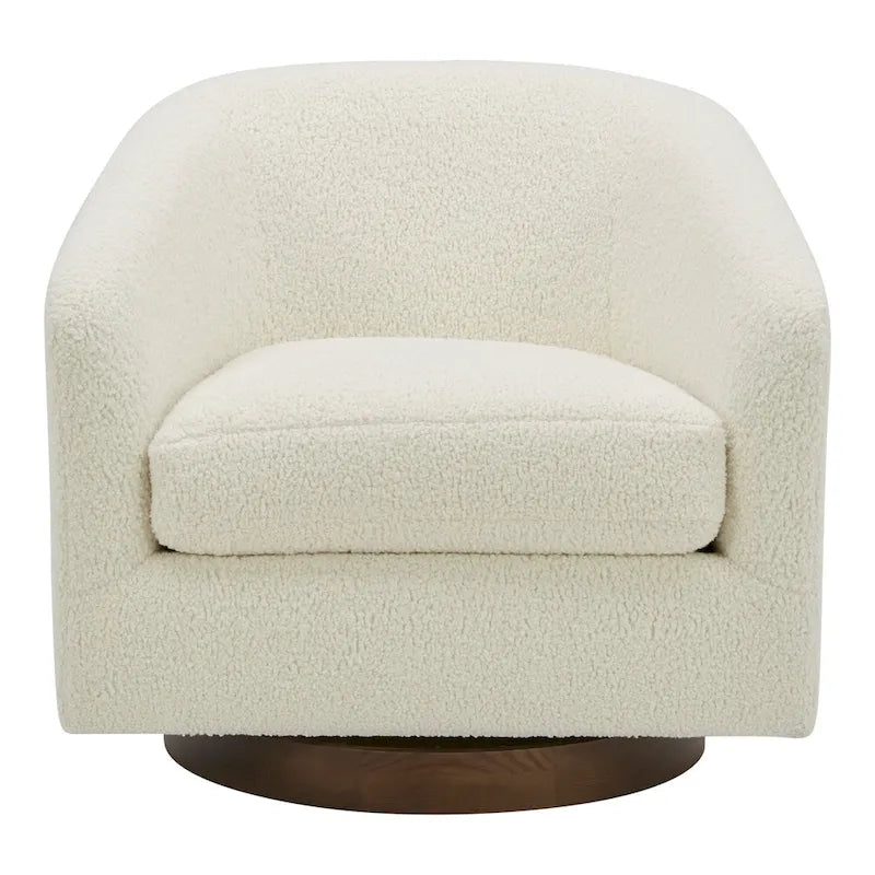 Fauteuil pivotant moderne en tissu