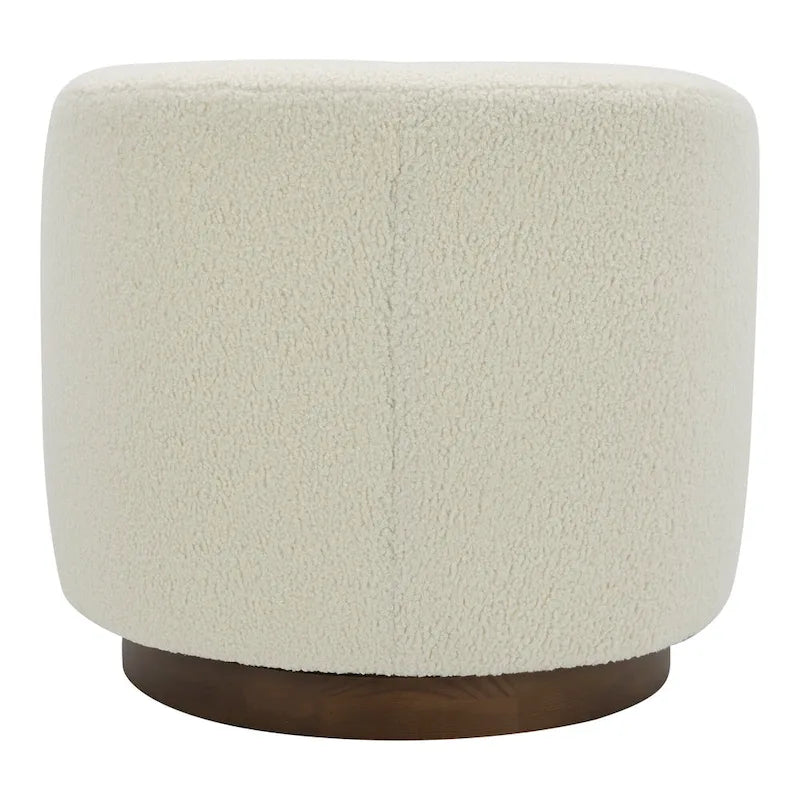 Fauteuil pivotant moderne en tissu