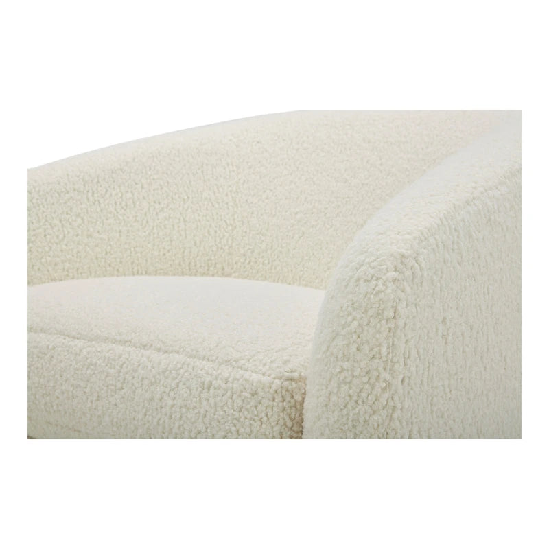 Fauteuil pivotant moderne en tissu