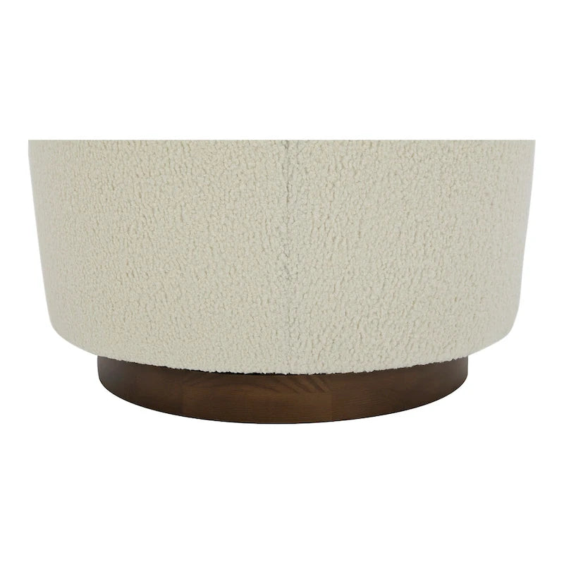 Fauteuil pivotant moderne en tissu