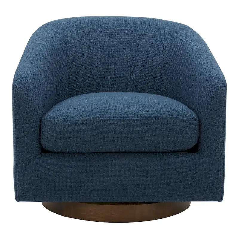 Fauteuil pivotant moderne en tissu