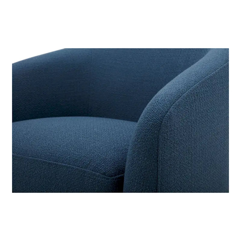 Fauteuil pivotant moderne en tissu