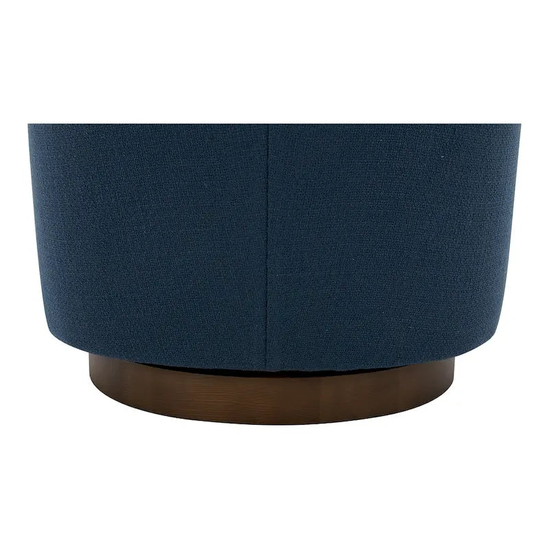 Fauteuil pivotant moderne en tissu