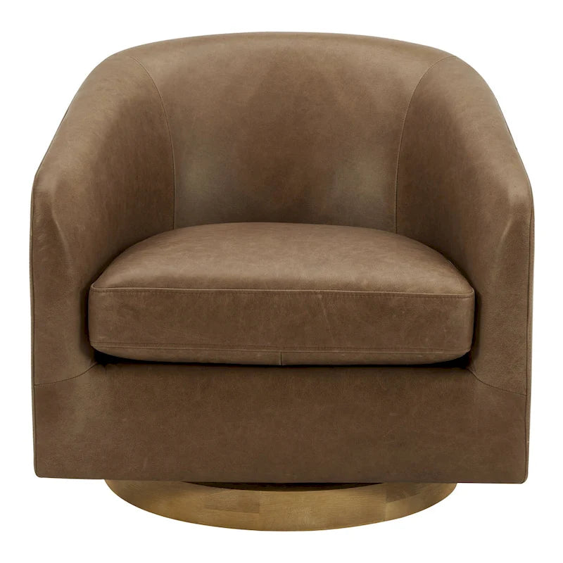 Fauteuil pivotant moderne en tissu