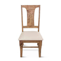 Pengrove Mango Wood Upholstered Dining Chairs, Set of 2 - N/A