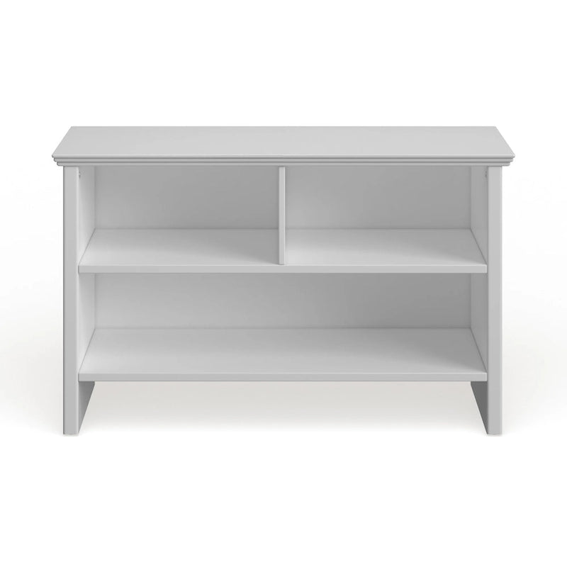 White Wood Shoe Storage Bench with Clean Contemporary Style