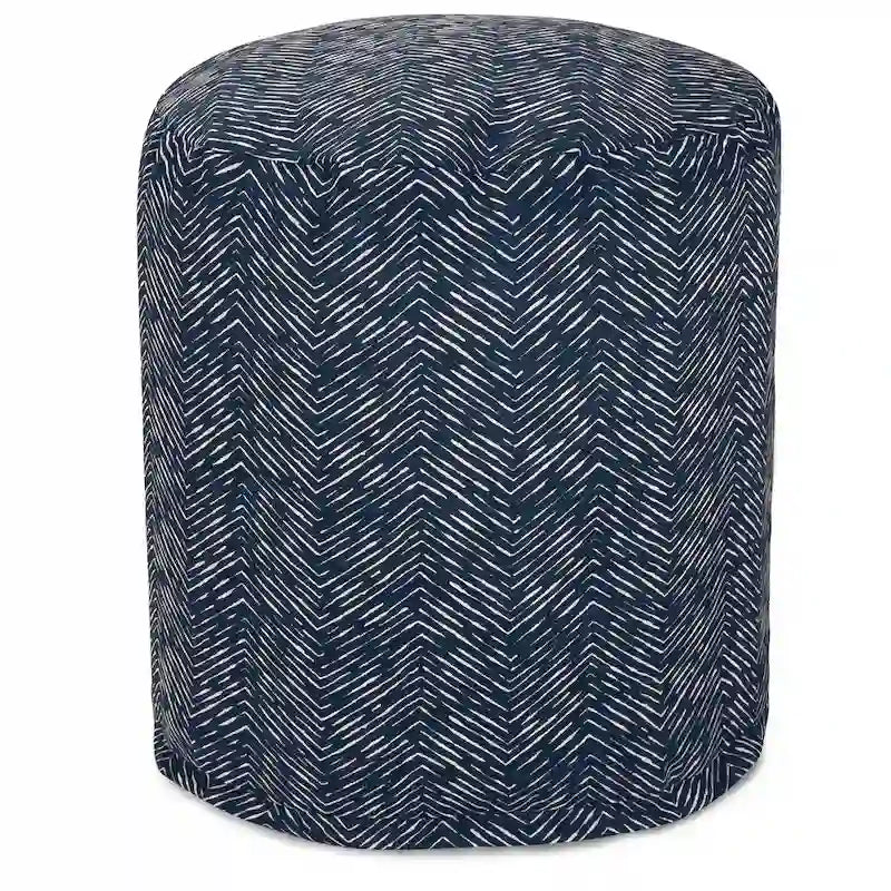 Indoor Outdoor Ottoman Pouf 16 L x 16 W x 17 H