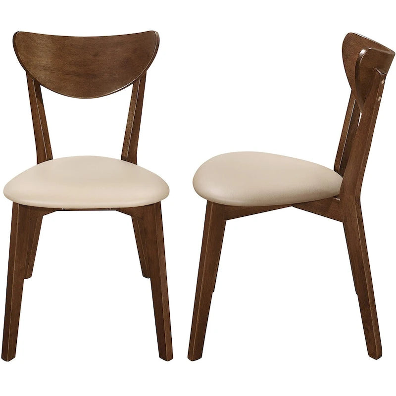 Retro Mid-century Design Chestnut Dining Chair