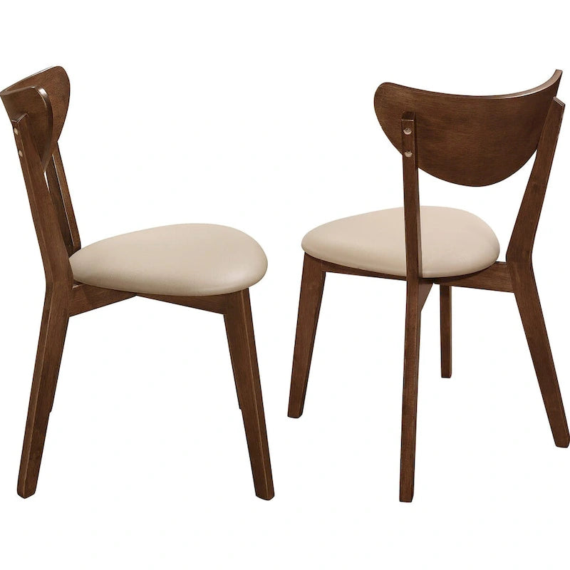 Retro Mid-century Design Chestnut Dining Chair