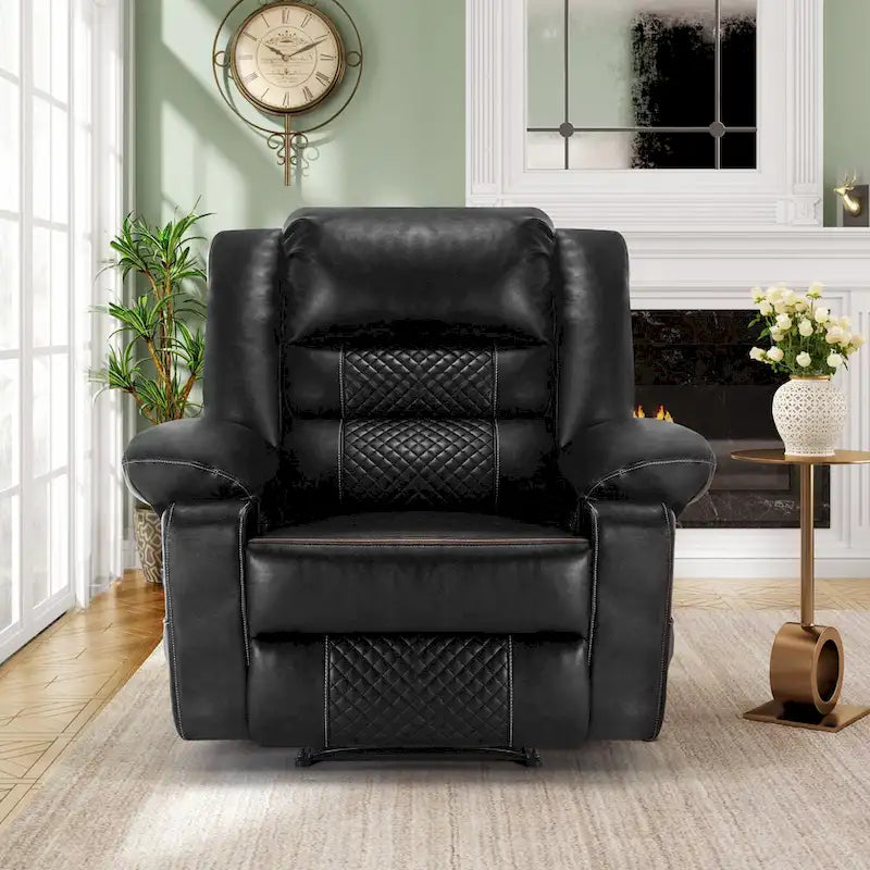 Fauteuil inclinable de massage en cuir respirant pour salon